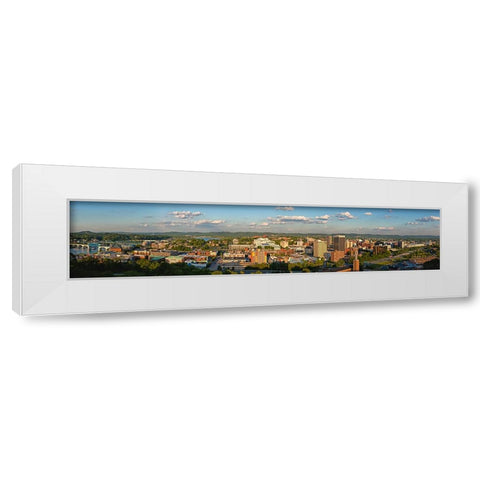 Cameron Hill View White Modern Wood Framed Art Print by Lee, Rachel