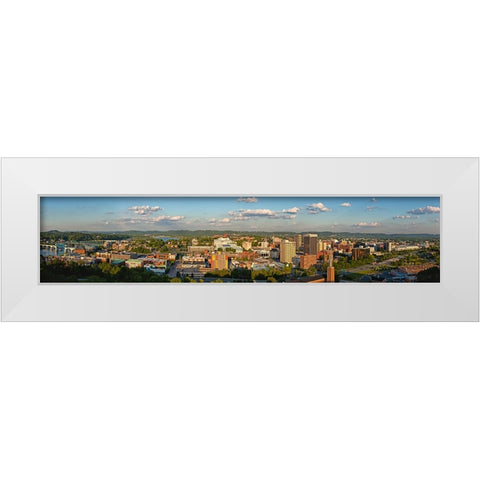 Cameron Hill View White Modern Wood Framed Art Print by Lee, Rachel