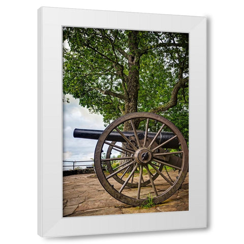 Cannon View 5 White Modern Wood Framed Art Print by Lee, Rachel