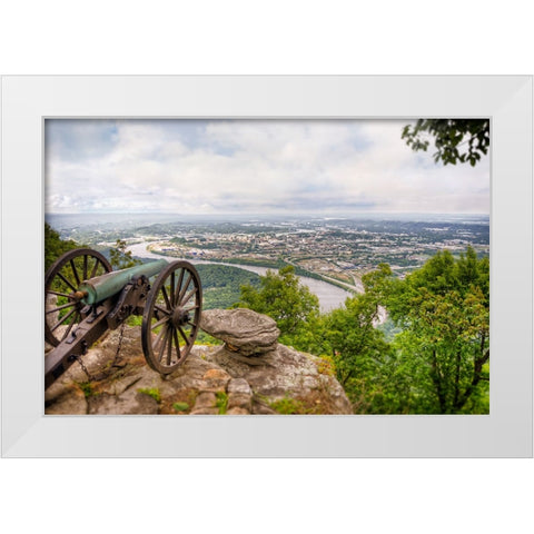 Cannon View 6 White Modern Wood Framed Art Print by Lee, Rachel