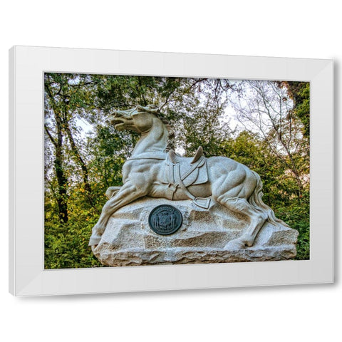 Chickamauga 10 White Modern Wood Framed Art Print by Lee, Rachel