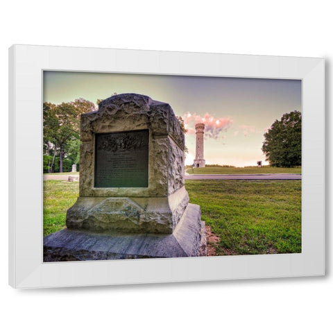 Chickamauga 11 White Modern Wood Framed Art Print by Lee, Rachel