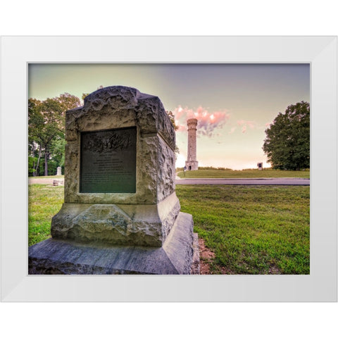 Chickamauga 11 White Modern Wood Framed Art Print by Lee, Rachel