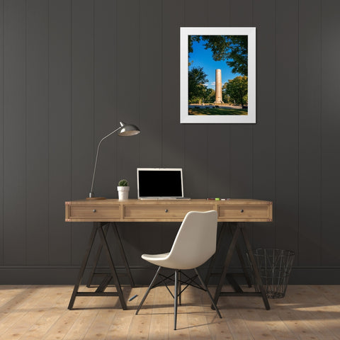 Chickamauga 12 White Modern Wood Framed Art Print by Lee, Rachel