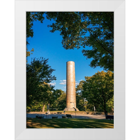 Chickamauga 12 White Modern Wood Framed Art Print by Lee, Rachel