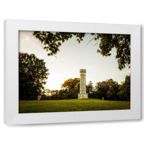 Chickamauga 13 White Modern Wood Framed Art Print by Lee, Rachel