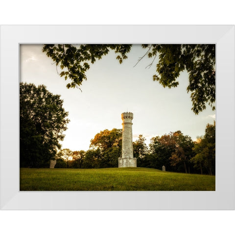 Chickamauga 13 White Modern Wood Framed Art Print by Lee, Rachel