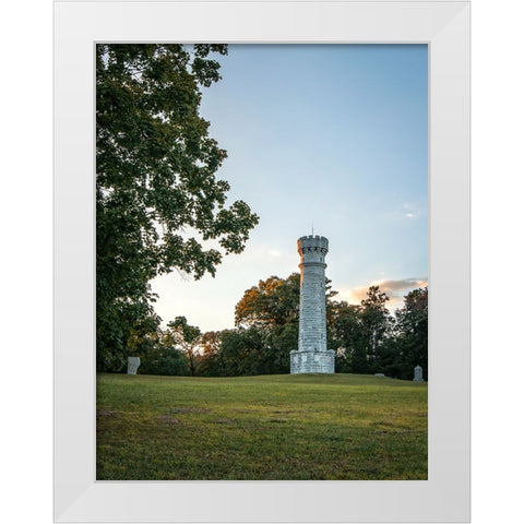 Chickamauga 5 White Modern Wood Framed Art Print by Lee, Rachel