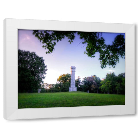 Chickamauga 6 White Modern Wood Framed Art Print by Lee, Rachel