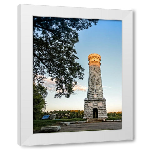 Chickamauga 8 White Modern Wood Framed Art Print by Lee, Rachel