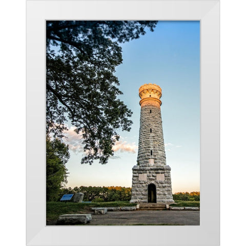 Chickamauga 8 White Modern Wood Framed Art Print by Lee, Rachel