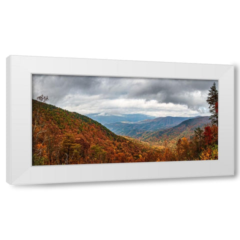 Cool Springs Overlook 2 White Modern Wood Framed Art Print by Lee, Rachel
