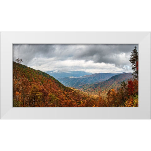 Cool Springs Overlook 2 White Modern Wood Framed Art Print by Lee, Rachel