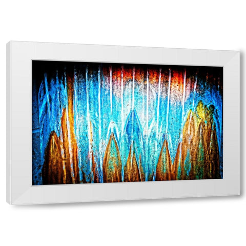 Copper Water Horizontal White Modern Wood Framed Art Print by Lee, Rachel