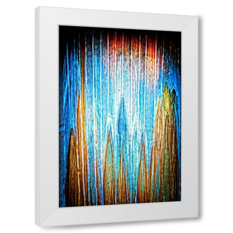 Copper Water Vertical White Modern Wood Framed Art Print by Lee, Rachel