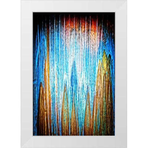 Copper Water Vertical White Modern Wood Framed Art Print by Lee, Rachel