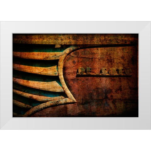 Desoto Old Effect White Modern Wood Framed Art Print by Lee, Rachel
