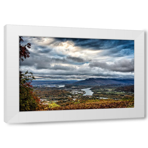 Fall View to Lookout White Modern Wood Framed Art Print by Lee, Rachel