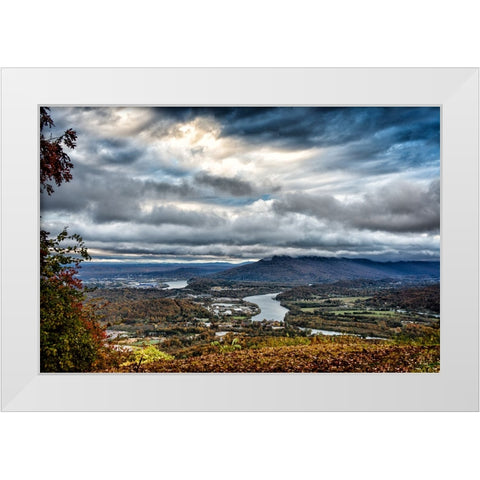 Fall View to Lookout White Modern Wood Framed Art Print by Lee, Rachel