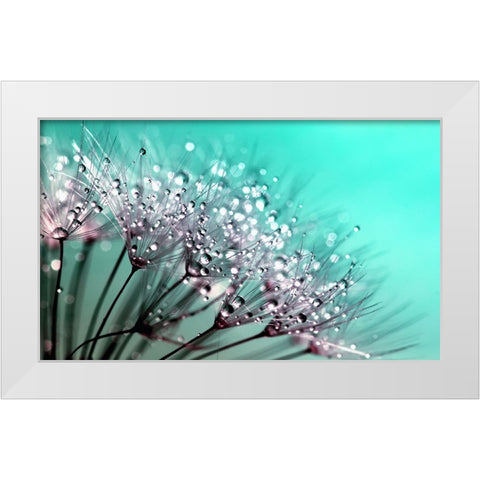 Flower 55 White Modern Wood Framed Art Print by Lee, Rachel