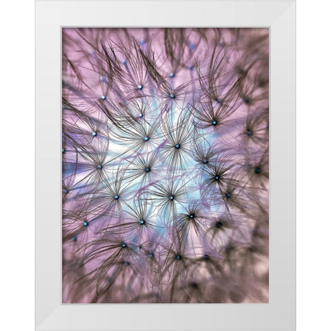 Flower 58 White Modern Wood Framed Art Print by Lee, Rachel