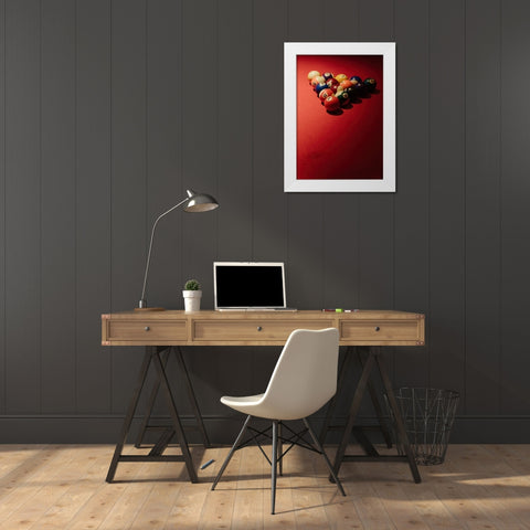 Games 1 White Modern Wood Framed Art Print by Lee, Rachel