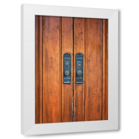 Oceanway Doors White Modern Wood Framed Art Print by Lee, Rachel