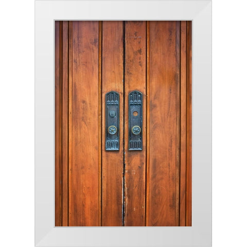 Oceanway Doors White Modern Wood Framed Art Print by Lee, Rachel