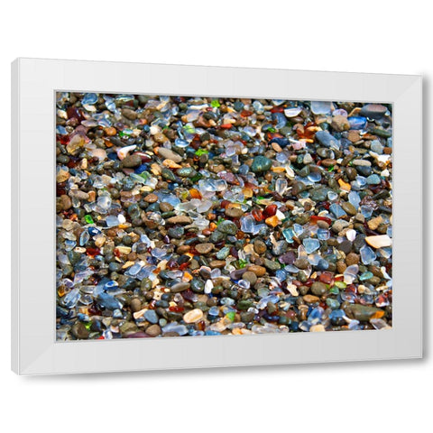 Rocks 8 White Modern Wood Framed Art Print by Lee, Rachel