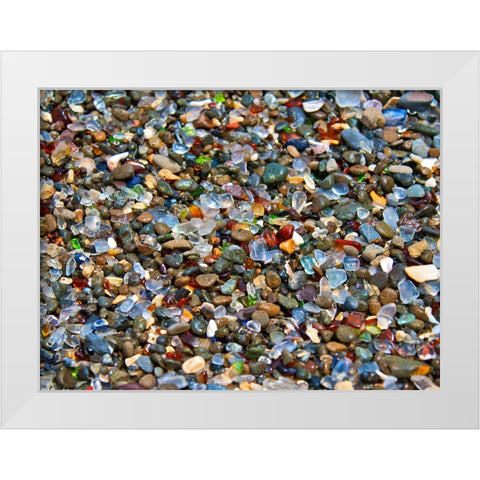 Rocks 8 White Modern Wood Framed Art Print by Lee, Rachel