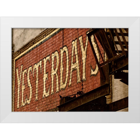 Scenic City 115 White Modern Wood Framed Art Print by Lee, Rachel