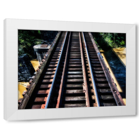 Train Detail 14 White Modern Wood Framed Art Print by Lee, Rachel