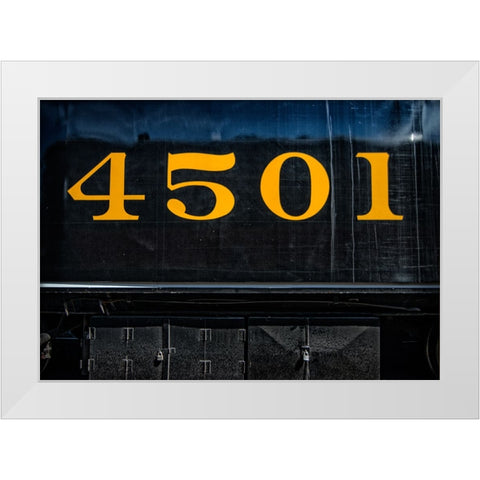 Train Detail 8 White Modern Wood Framed Art Print by Lee, Rachel