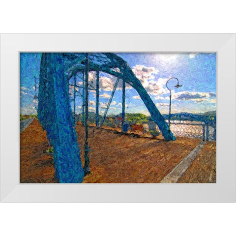 Walnut Sideview Painted White Modern Wood Framed Art Print by Lee, Rachel