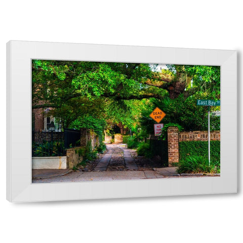 Dead End White Modern Wood Framed Art Print by Malone, Will