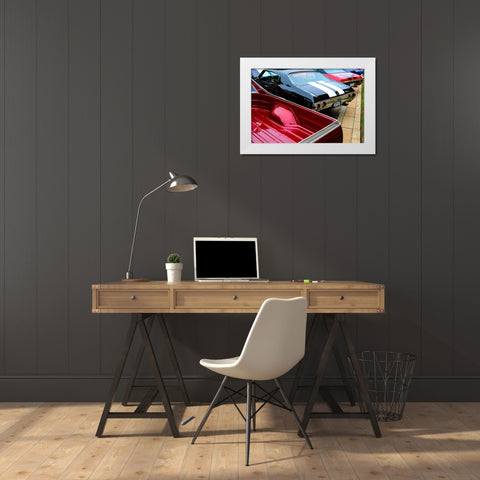 Chevelle White Modern Wood Framed Art Print by Malone, Will