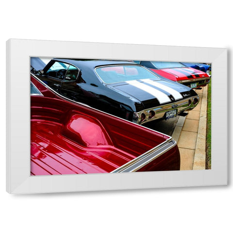 Chevelle White Modern Wood Framed Art Print by Malone, Will