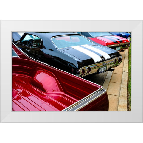 Chevelle White Modern Wood Framed Art Print by Malone, Will