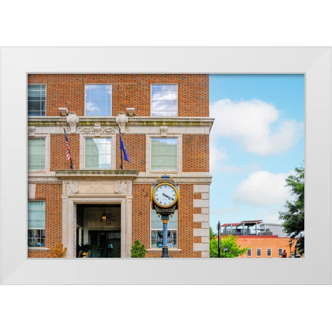 Liberty 1905 White Modern Wood Framed Art Print by Malone, Will