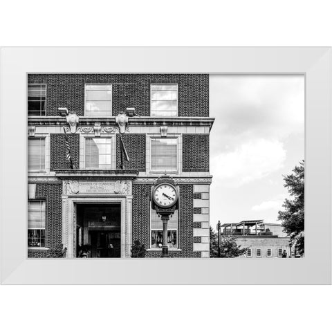 Liberty 1905 BW White Modern Wood Framed Art Print by Malone, Will