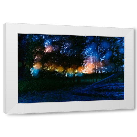Sunset 4 White Modern Wood Framed Art Print by Malone, Will