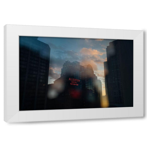 Tip Top Tap White Modern Wood Framed Art Print by Malone, Will