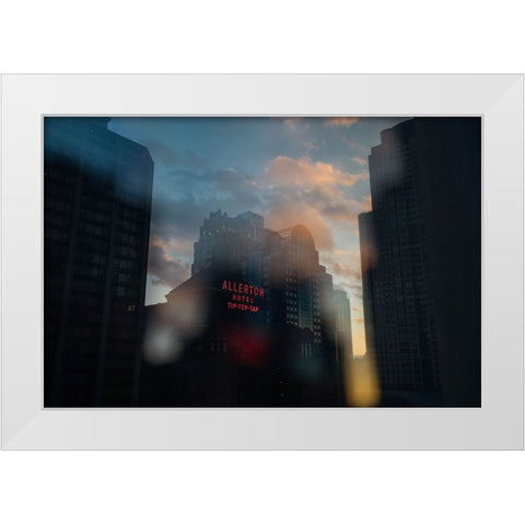 Tip Top Tap White Modern Wood Framed Art Print by Malone, Will