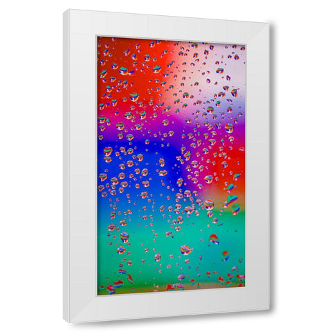 Neon White Modern Wood Framed Art Print by Malone, Will