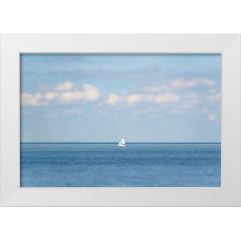 Sail Away 2 White Modern Wood Framed Art Print by Malone, Will