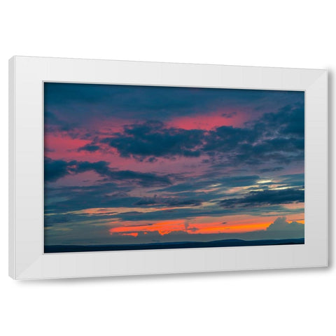Glow White Modern Wood Framed Art Print by Malone, Will
