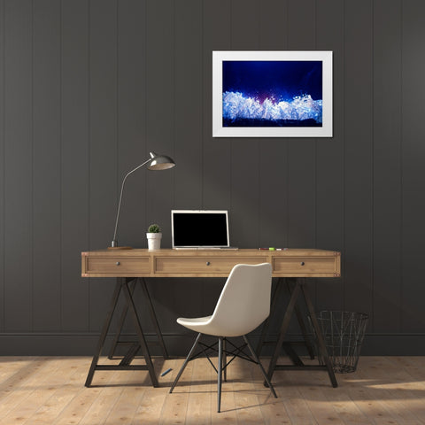 Rock City 3 White Modern Wood Framed Art Print by Malone, Will