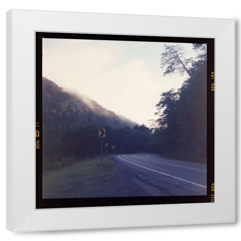 Ocoee Road White Modern Wood Framed Art Print by Malone, Will