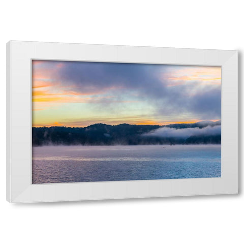 Rain on Me White Modern Wood Framed Art Print by Malone, Will