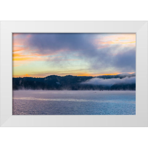 Rain on Me White Modern Wood Framed Art Print by Malone, Will